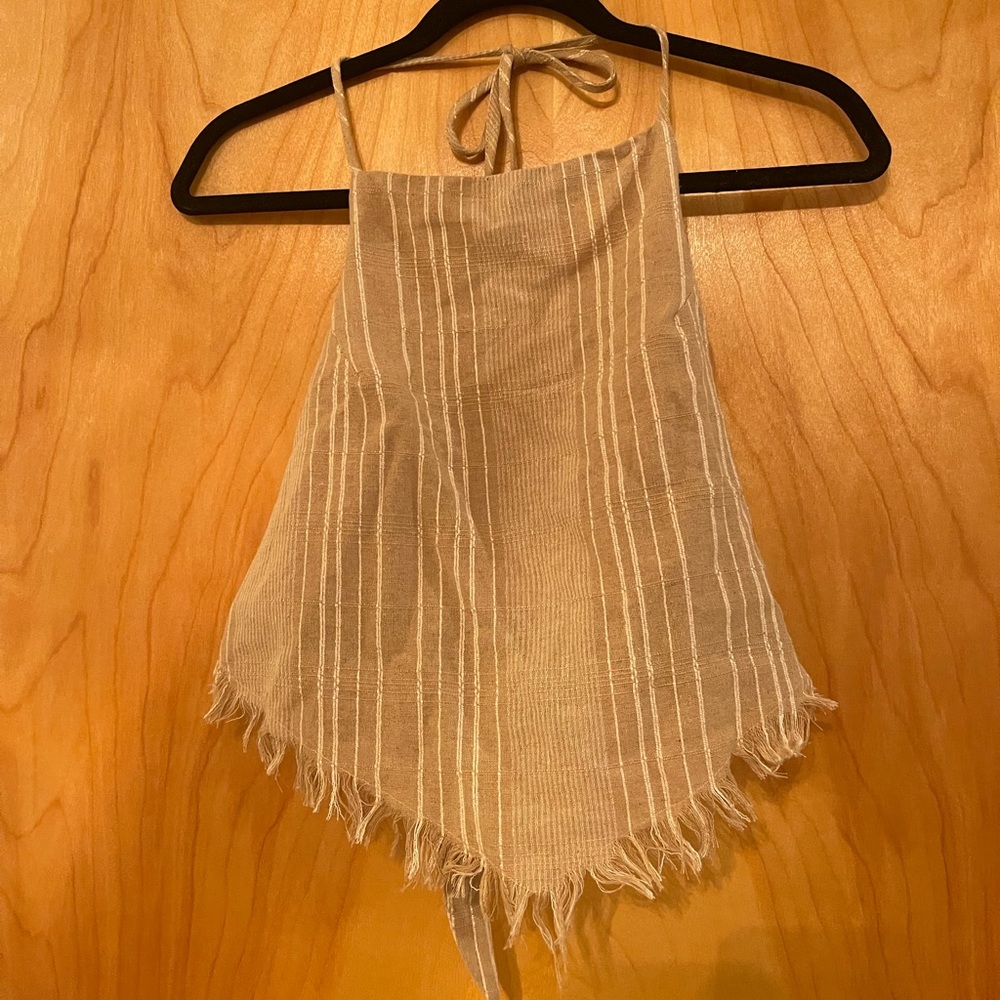 Bandana tie crop top